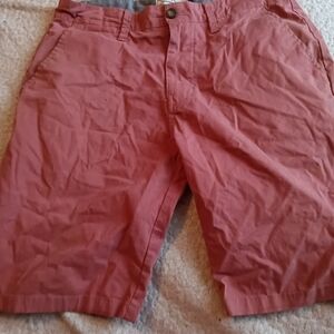Men's Casual Red Shorts